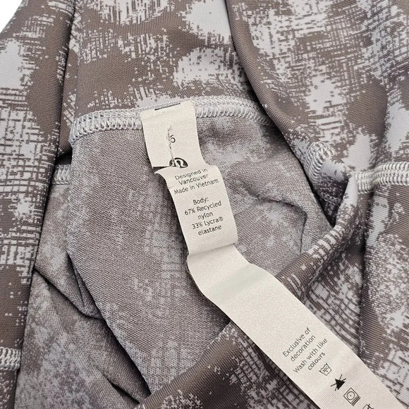 Lululemon Wunder Under Hi-Rise Crop 23" Full-On Luxtreme Size 6 Starlight Grey - Picture 6 of 8